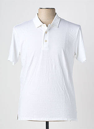 Polo jersey audinys be rankų baltas ANONYM APPAREL vyras