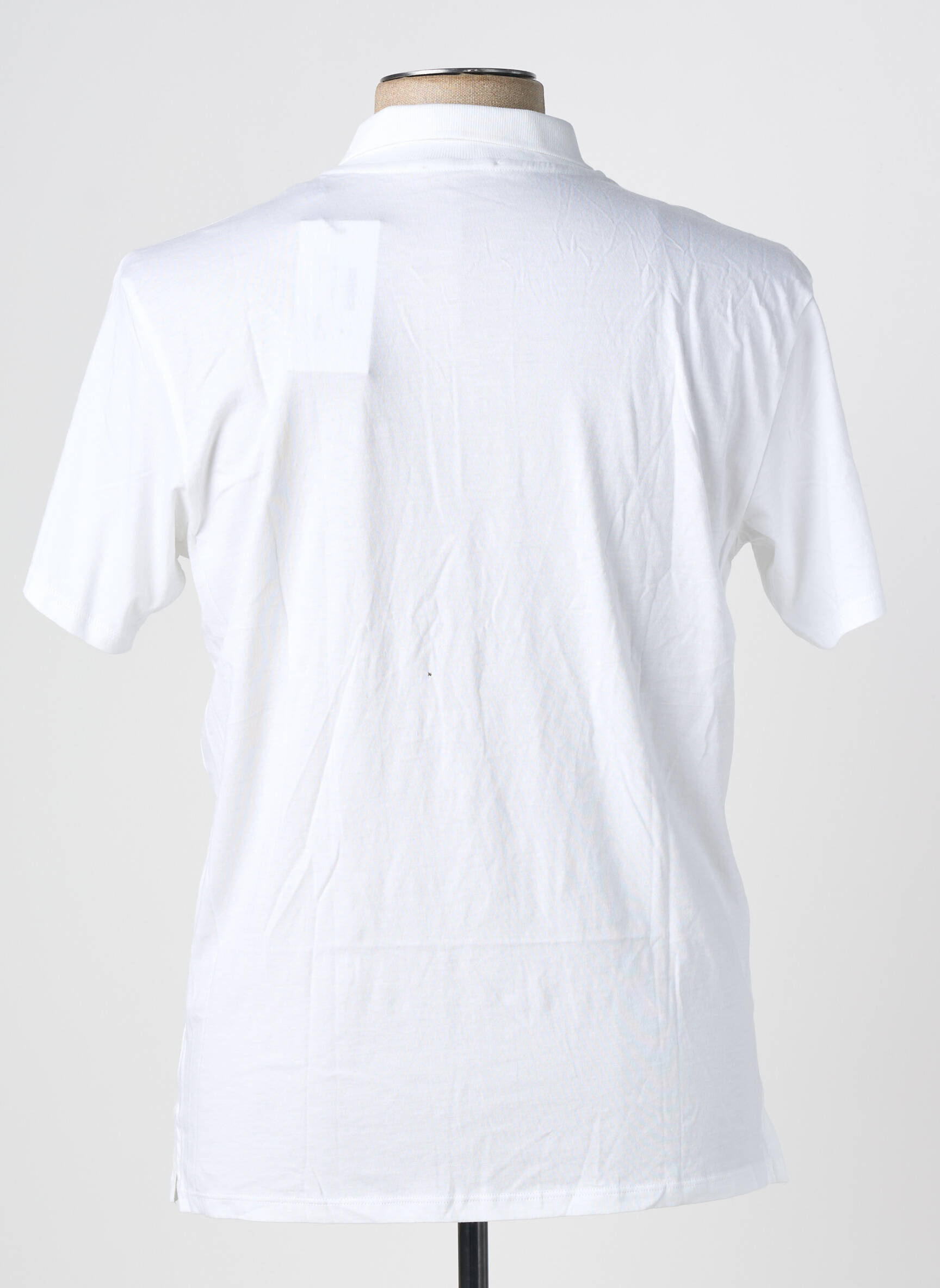Polo jersey audinys be rankų baltas ANONYM APPAREL vyras