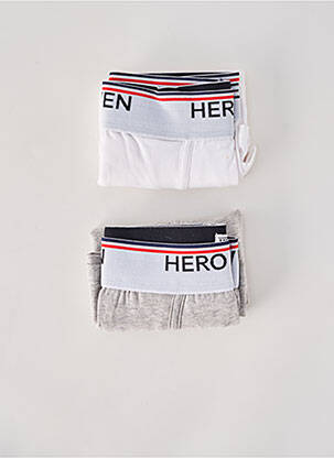 Bokseris jersey audinys baltas HERO SEVEN vyras