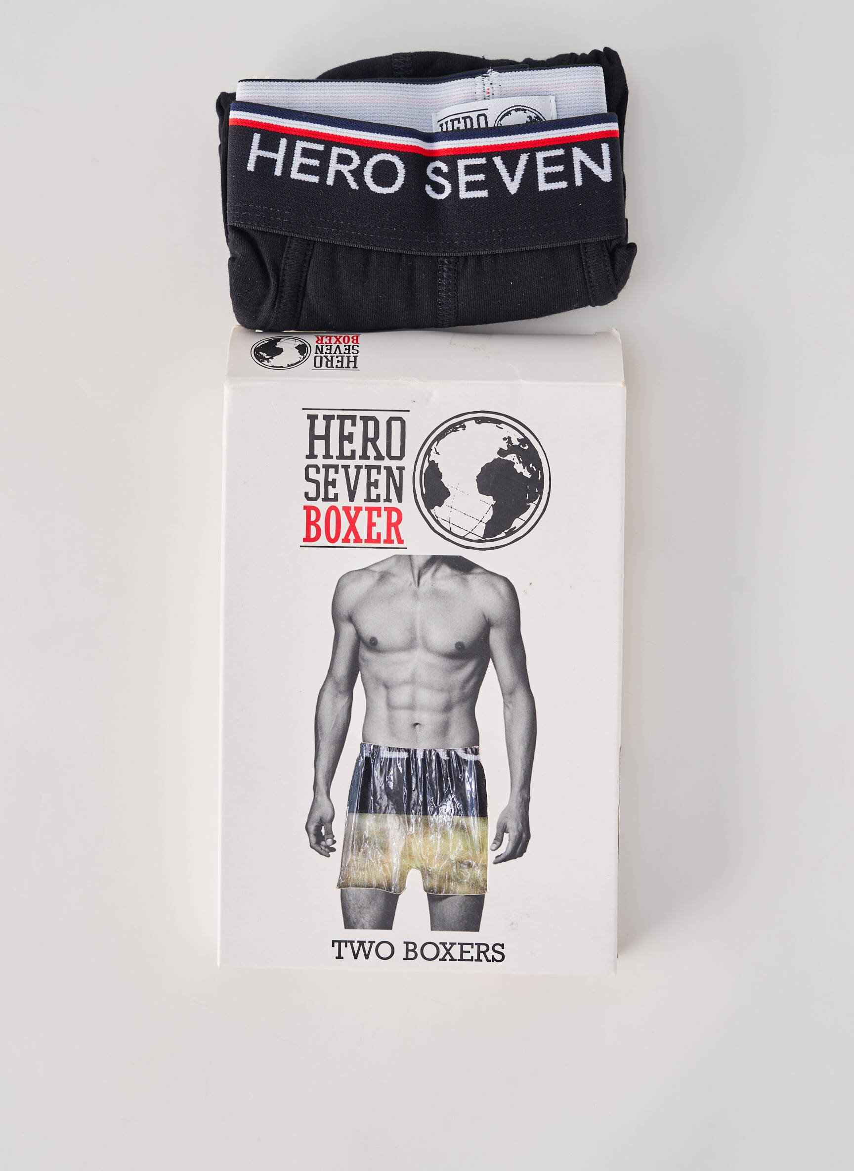 Bokseris jersey audinys juodas HERO SEVEN vyras