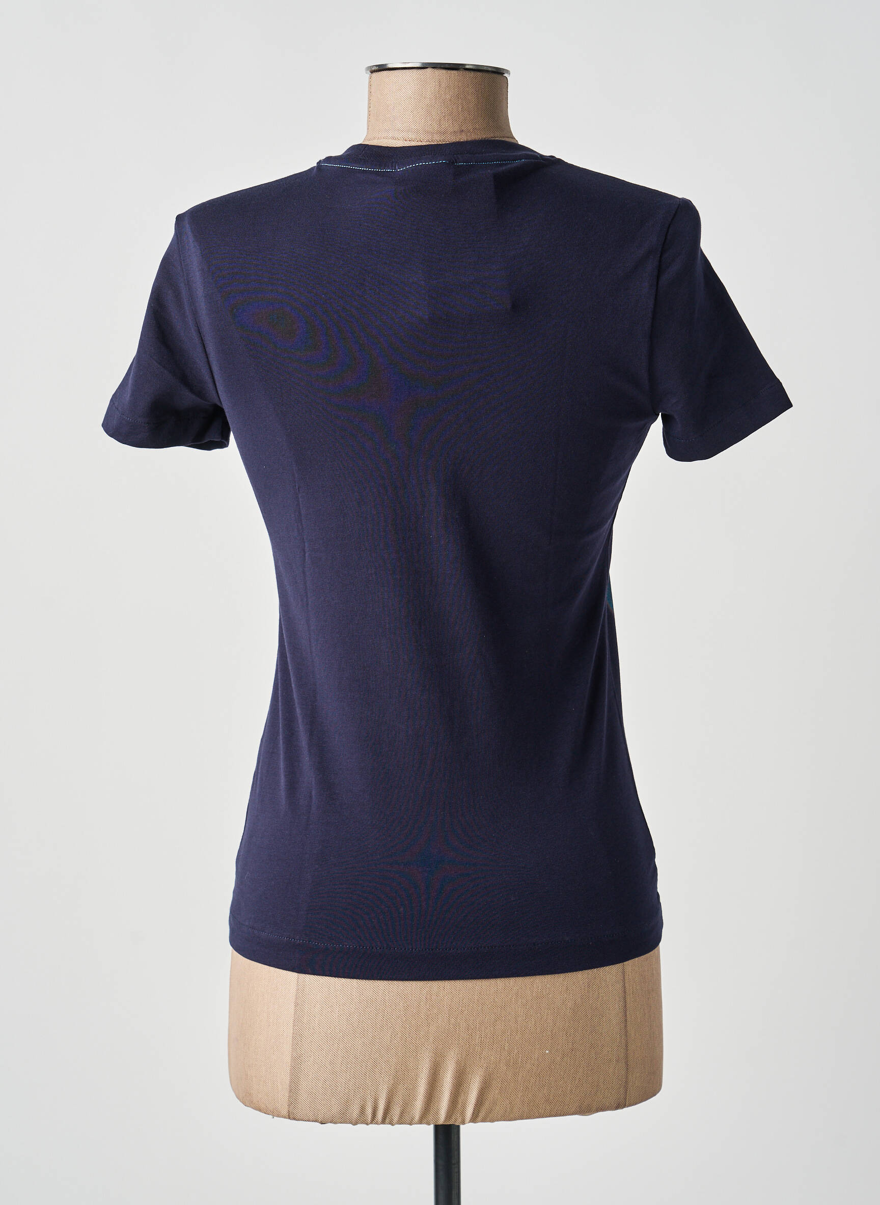 T-marškinys tamprumas trumpas rankovės mėlyna DESIGUAL moteris