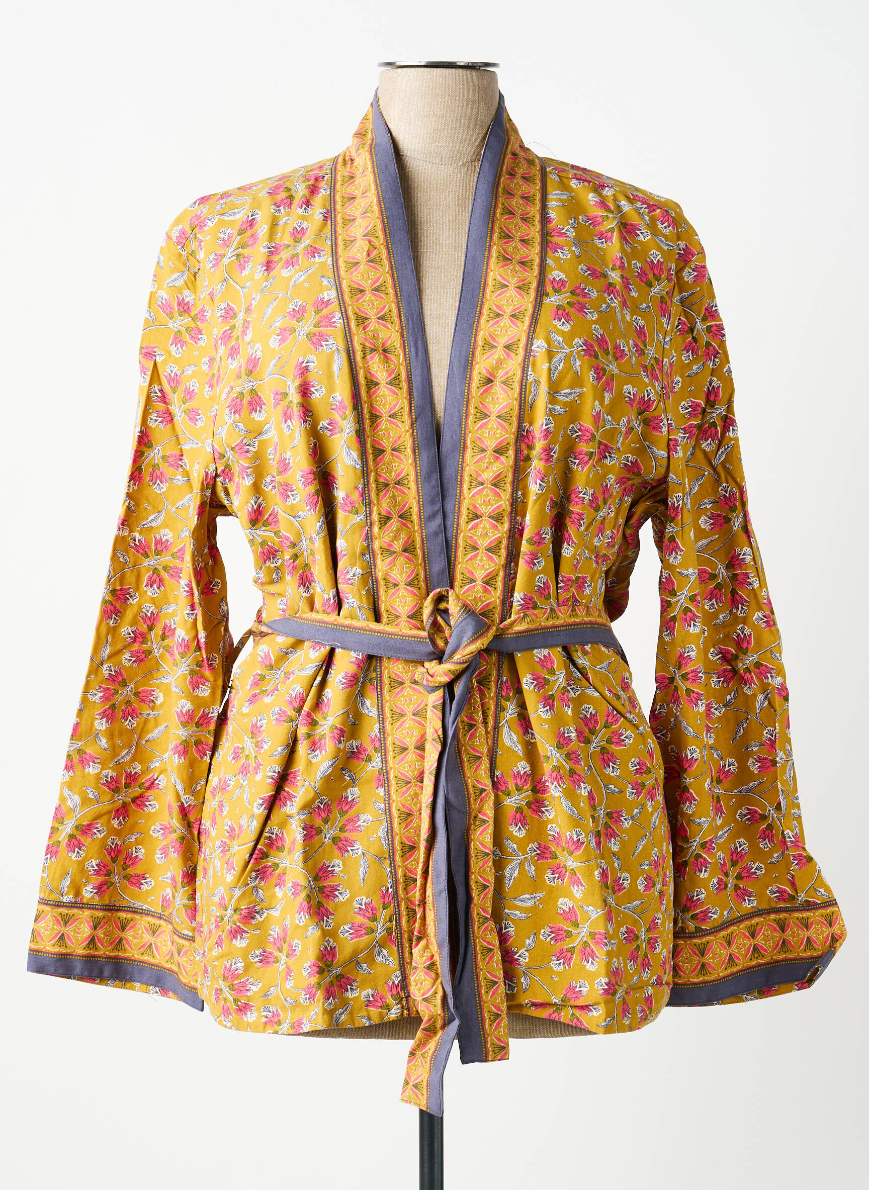Kimono striukė ilgos rankovės žalias DAMART moteris