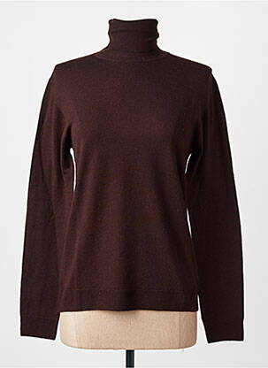 Pusiaučiai tamprumas ilgos rankovės rudas MONTAGUT moteris