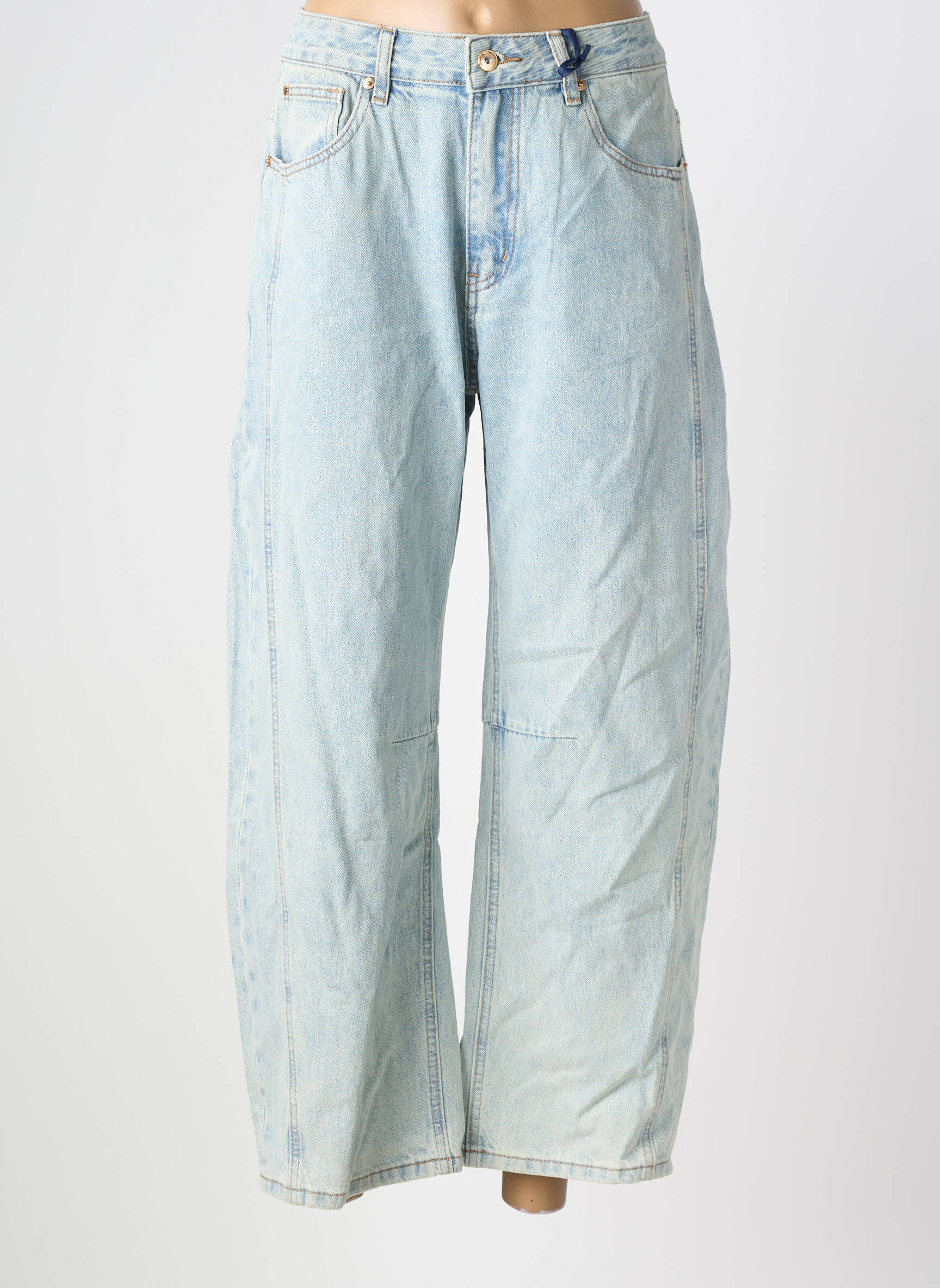 Plačios džinsai normala dydis normala dydis mėlyna DENIM DAYS moteris