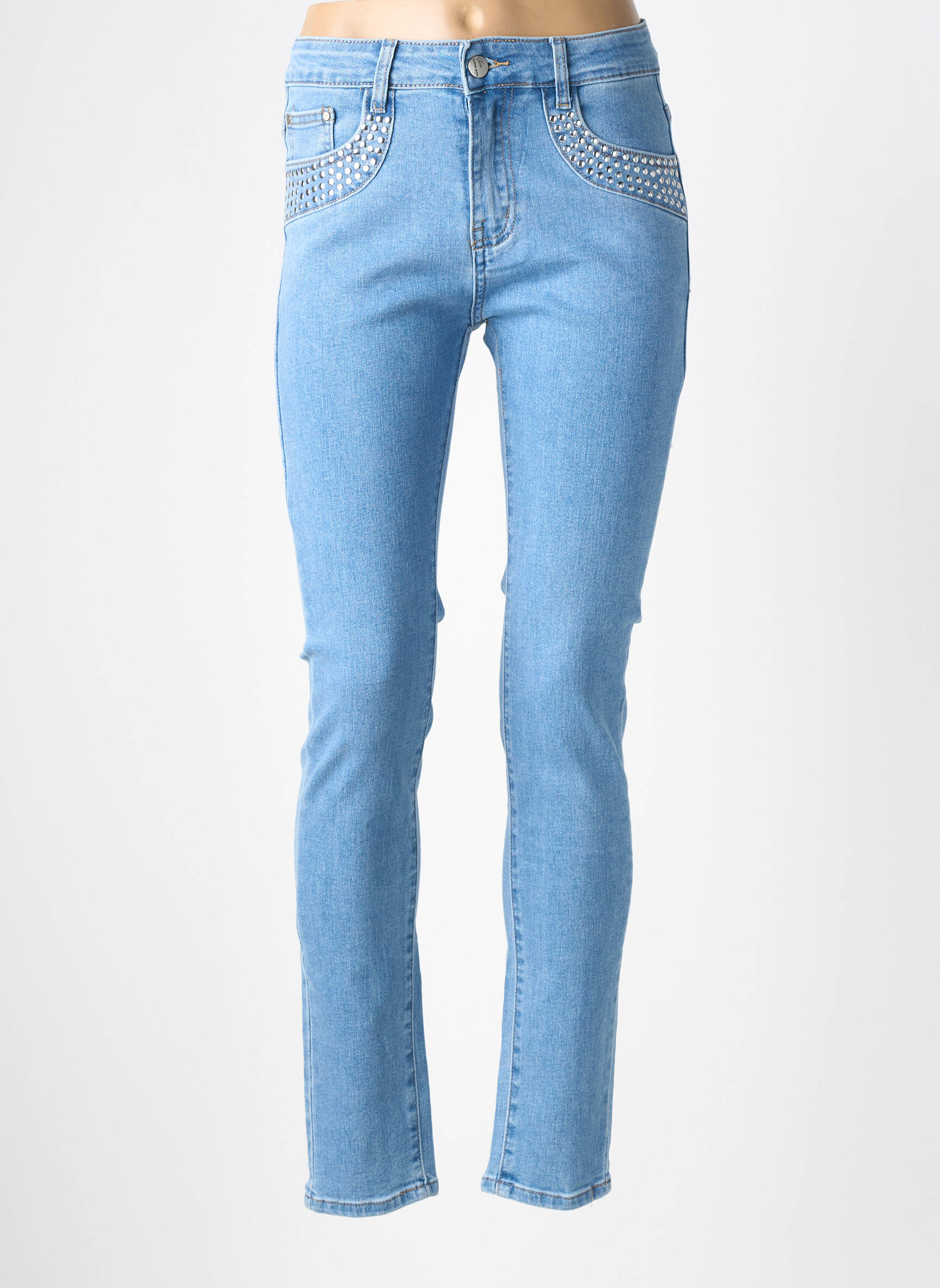 Lieknos džinsai tamprumas normala dydis mėlyna B.S JEANS moteris