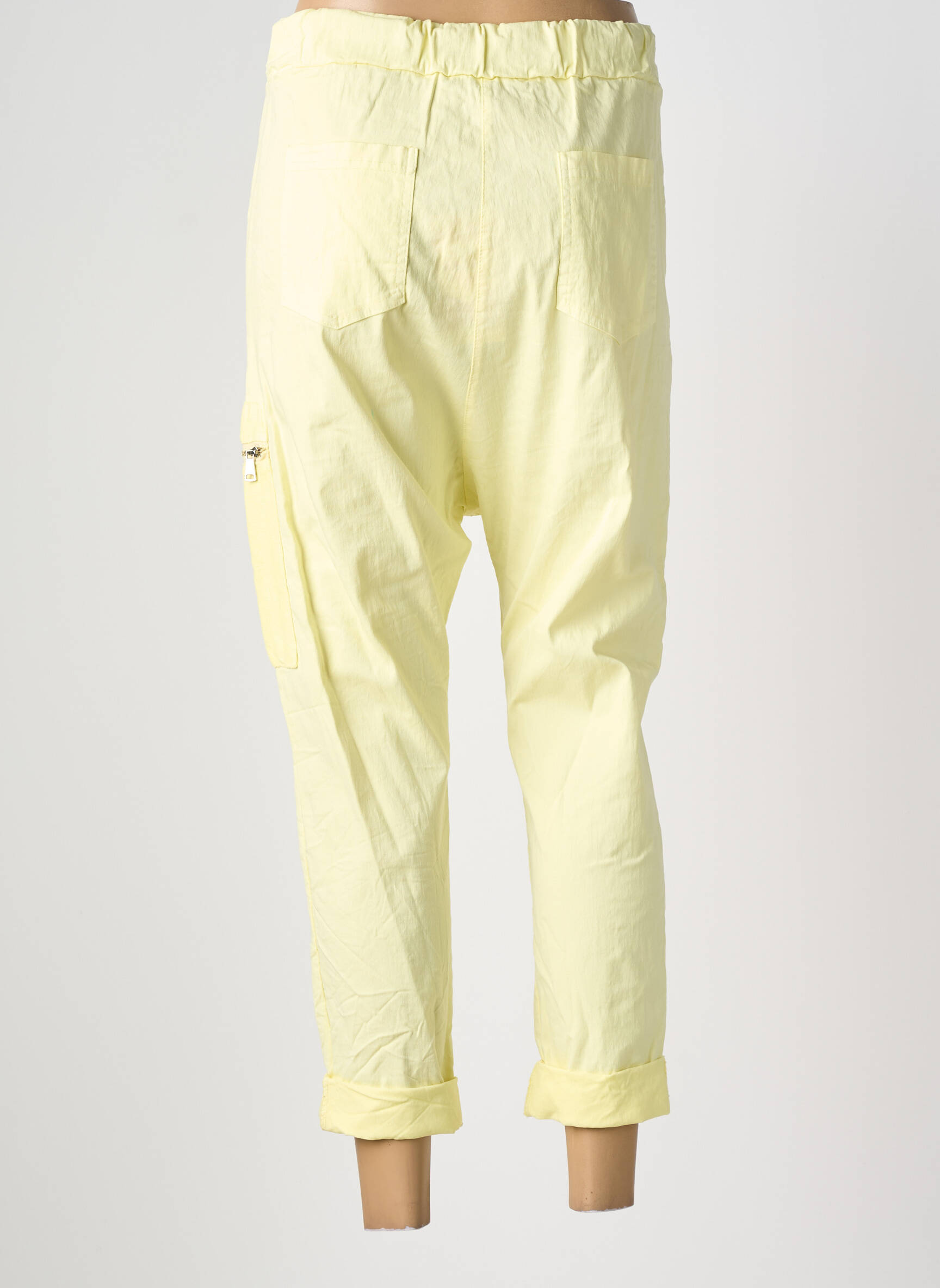 7/8 kelnės tamprumas normala dydis geltona NEW COLLECTION moteris