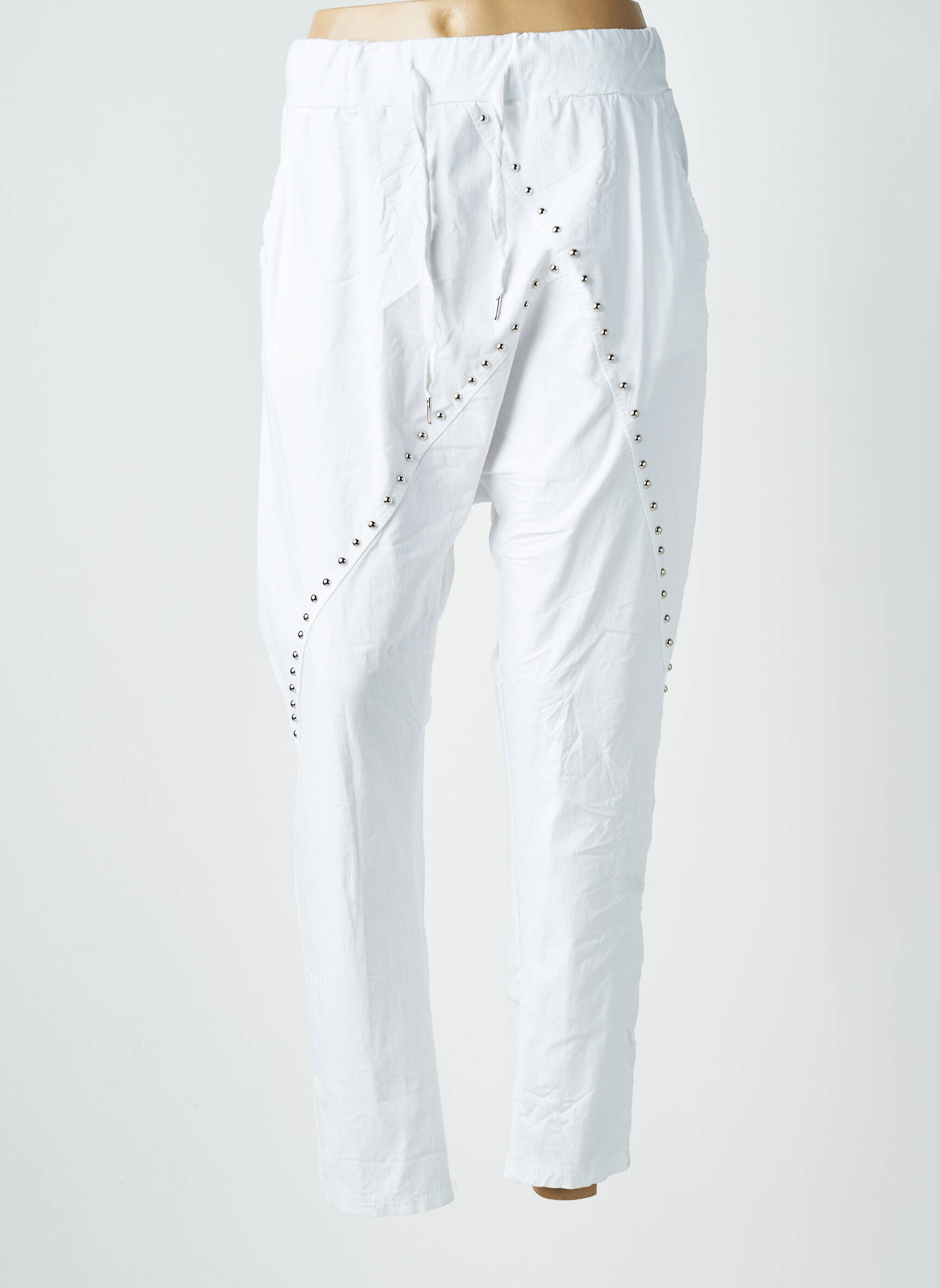Sarouelis normala dydis normala dydis baltas SISSI FASHION moteris