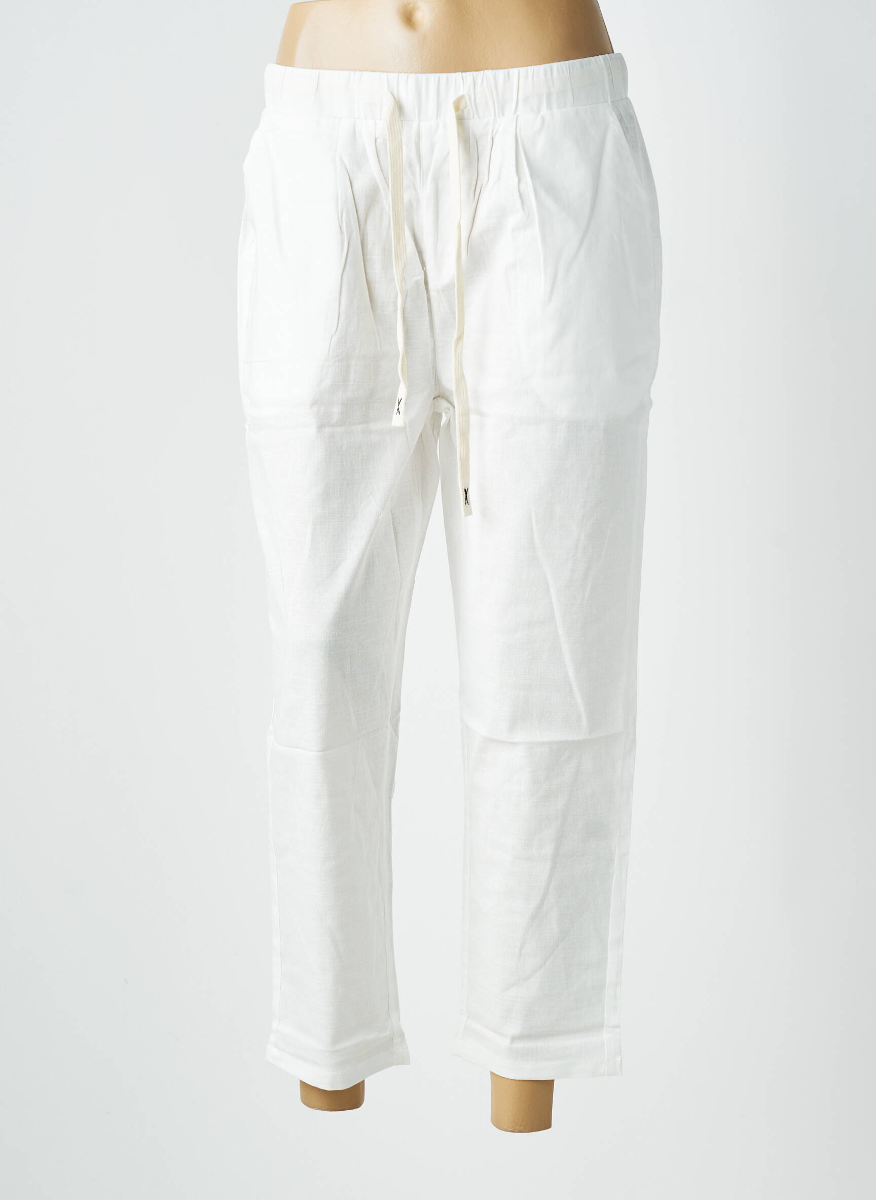 7/8 kelnės elastinė dydis normala dydis baltas WORLD FASHION moteris