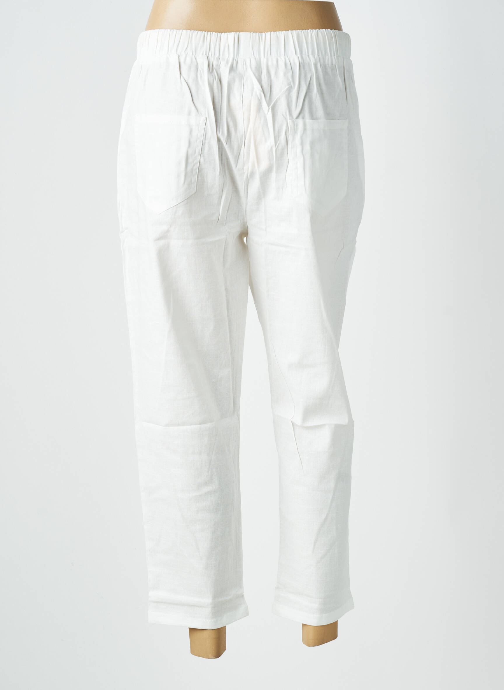 7/8 kelnės elastinė dydis normala dydis baltas WORLD FASHION moteris