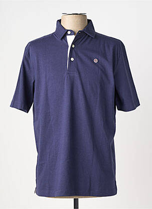 Polo jersey audinys trumpas rankovės mėlyna SERGE BLANCO vyras