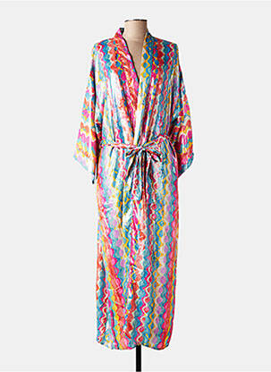 Kimono striukė fantazijos raštas rožinė BIANCA moteris