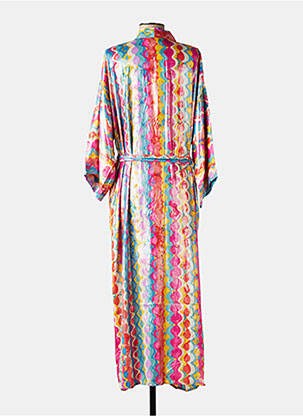 Kimono striukė fantazijos raštas rožinė BIANCA moteris
