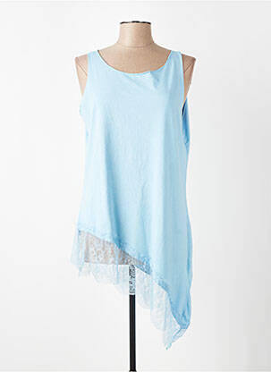 Viršūnė tamprumas be rankų mėlyna NEW COLLECTION moteris