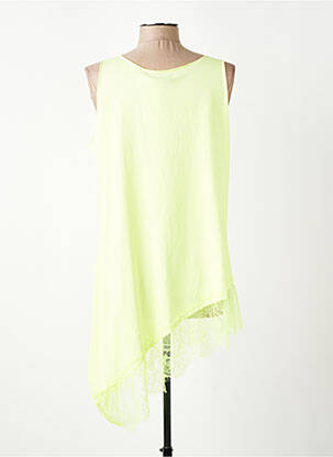 Viršūnė tamprumas be rankų geltona NEW COLLECTION moteris