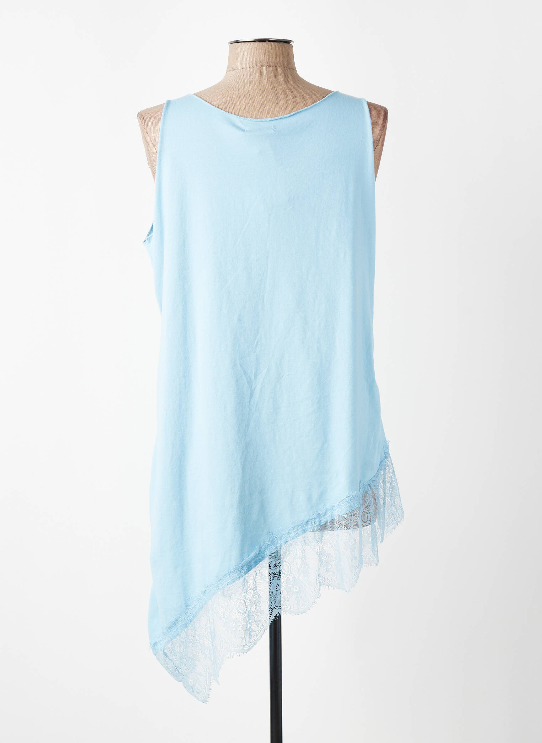 Viršūnė tamprumas be rankų mėlyna NEW COLLECTION moteris