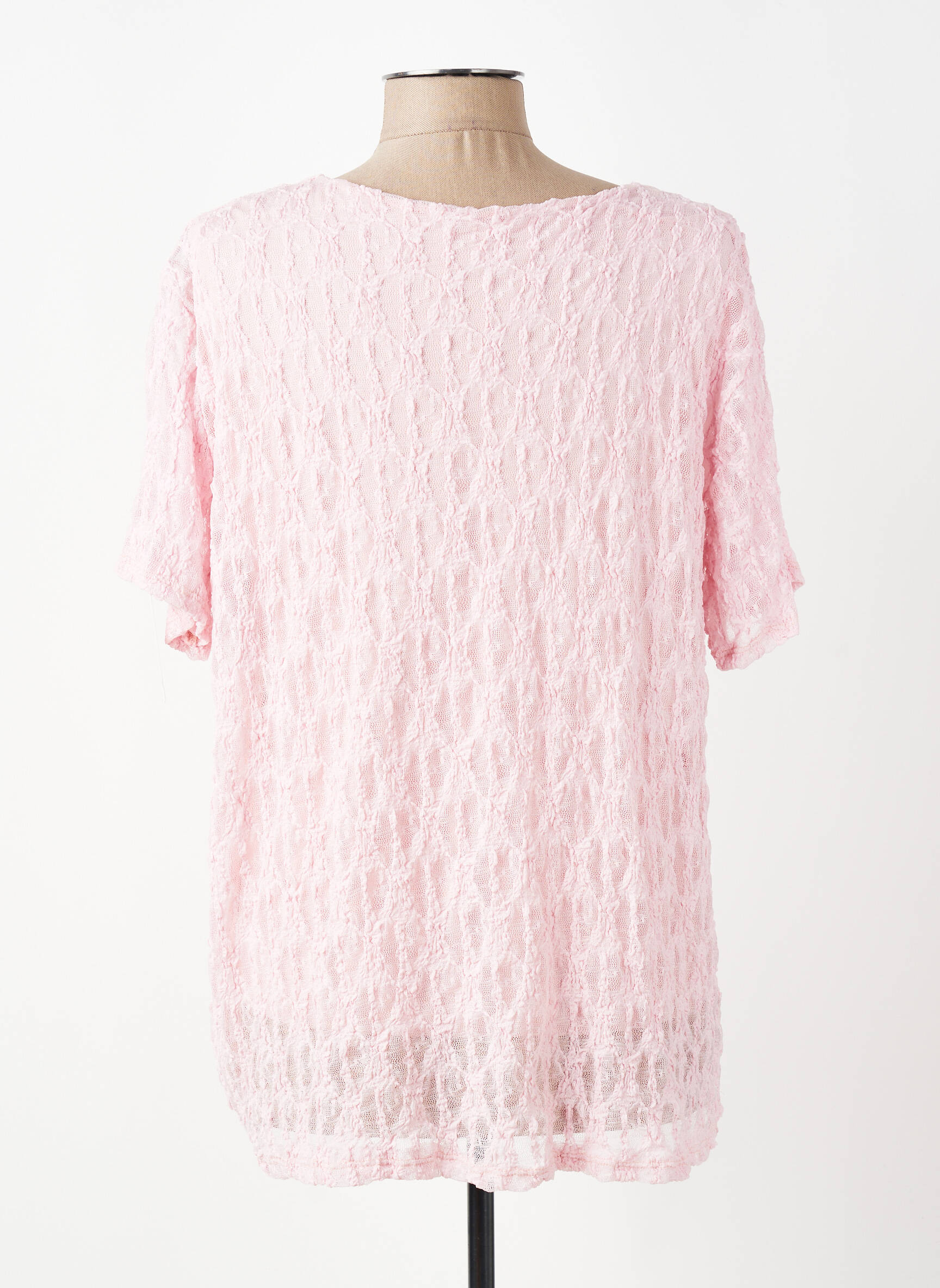 Viršūnė tamprumas trumpas rankovės rožinė NEW COLLECTION moteris