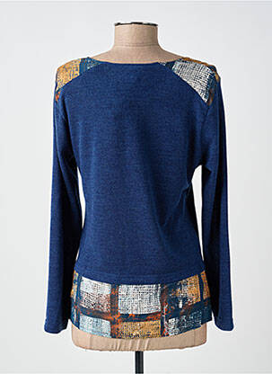 Megztinis chinamas audinys ilgos rankovės mėlyna GUY DUBOUIS moteris