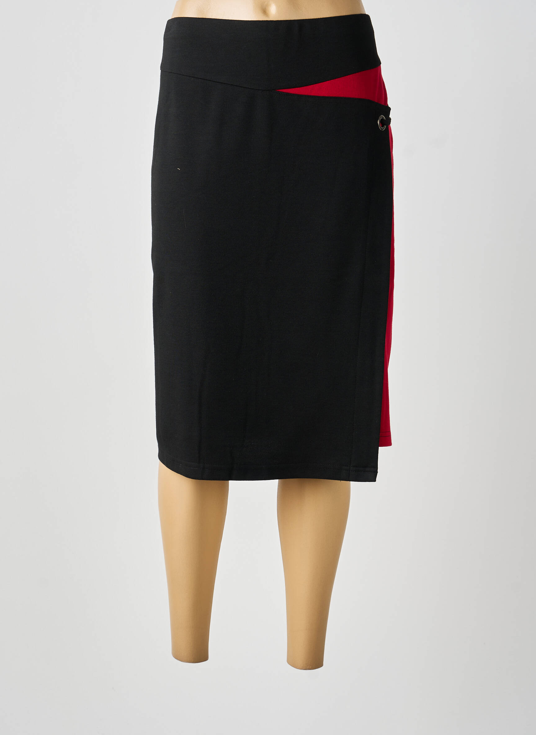 Pusilgis sijonas tamprumas juodas GUY DUBOUIS moteris