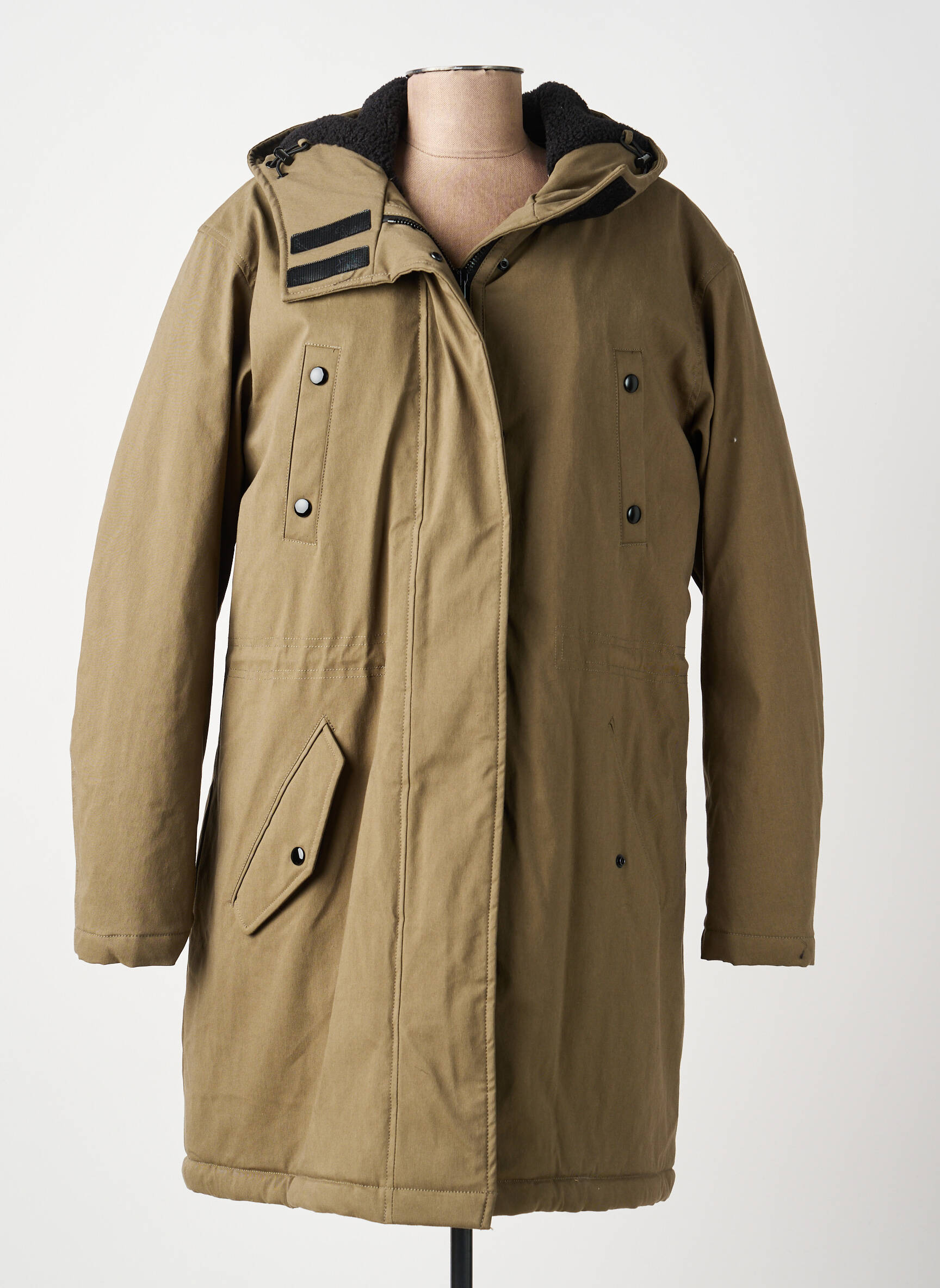 Parka ilgos rankovės su gobtuvu žalias THE KOOPLES vyras