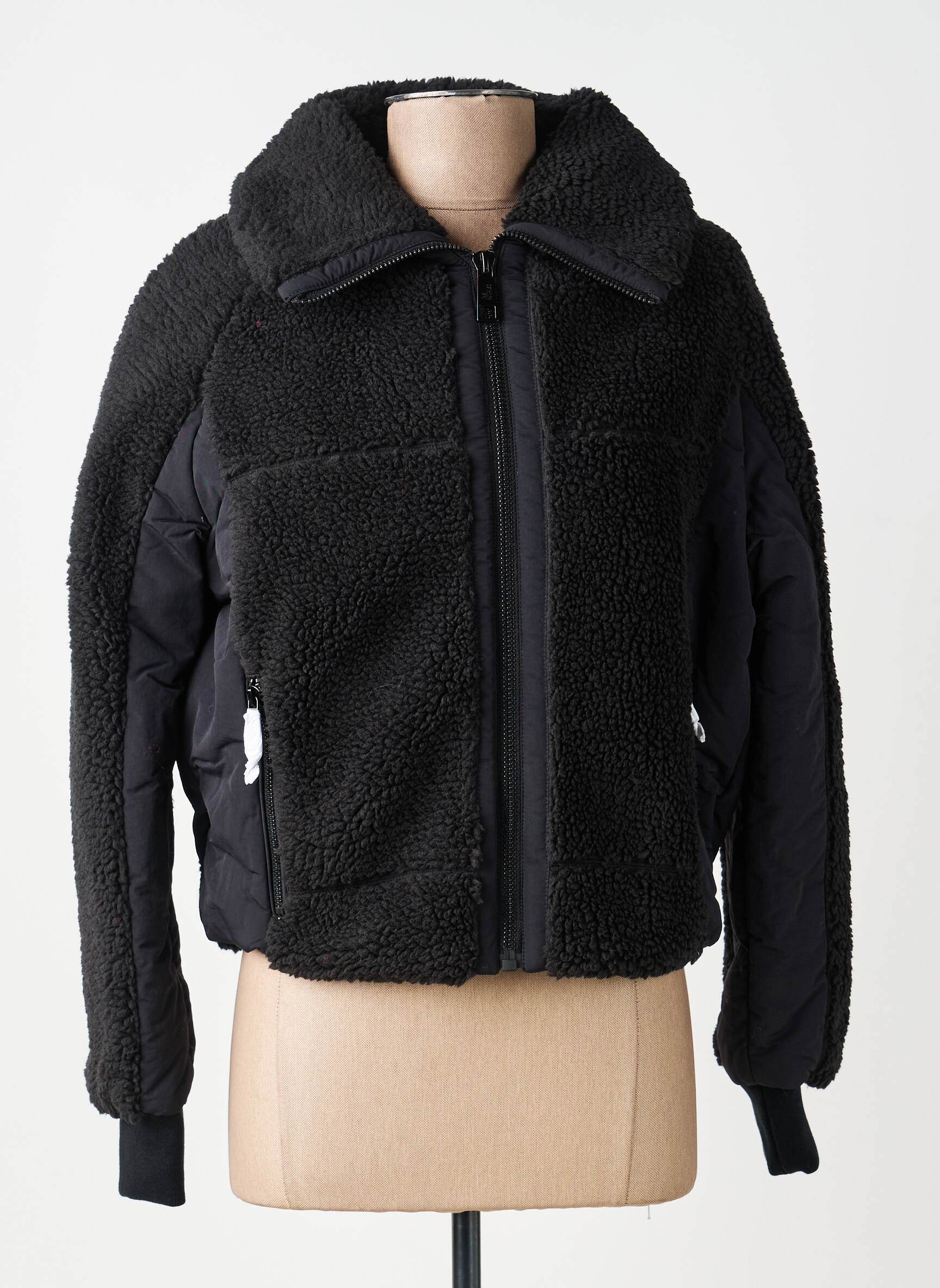 Kasdienis švarkas dvigubai apdailinta vidinė dalis juodas THE KOOPLES moteris