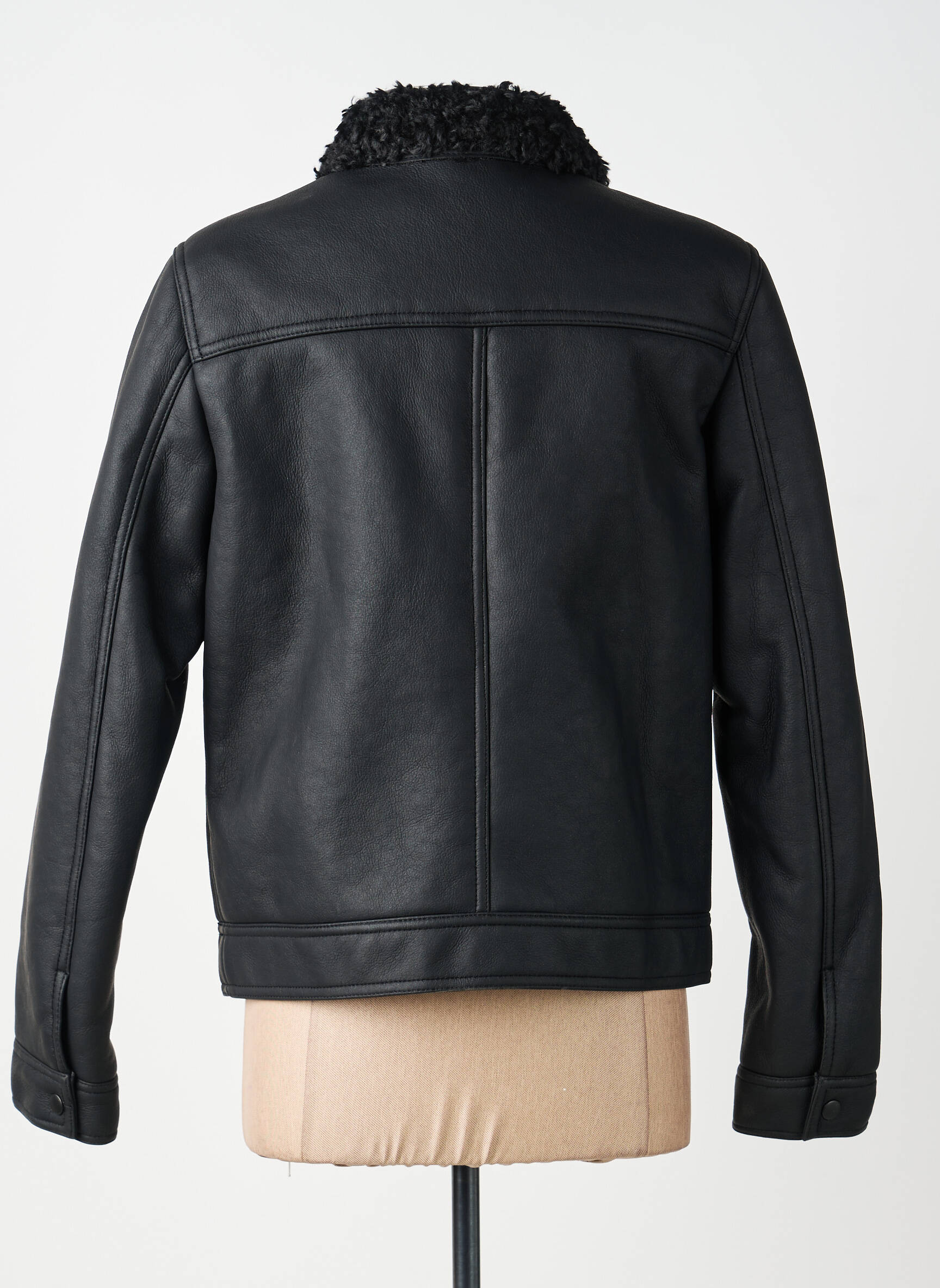 Dirbtinės odos striukė kišenės juodas THE KOOPLES moteris