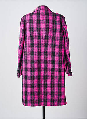 Ilgas paltas tiesi kirpimas be gobtuvų violetinis THE KOOPLES moteris