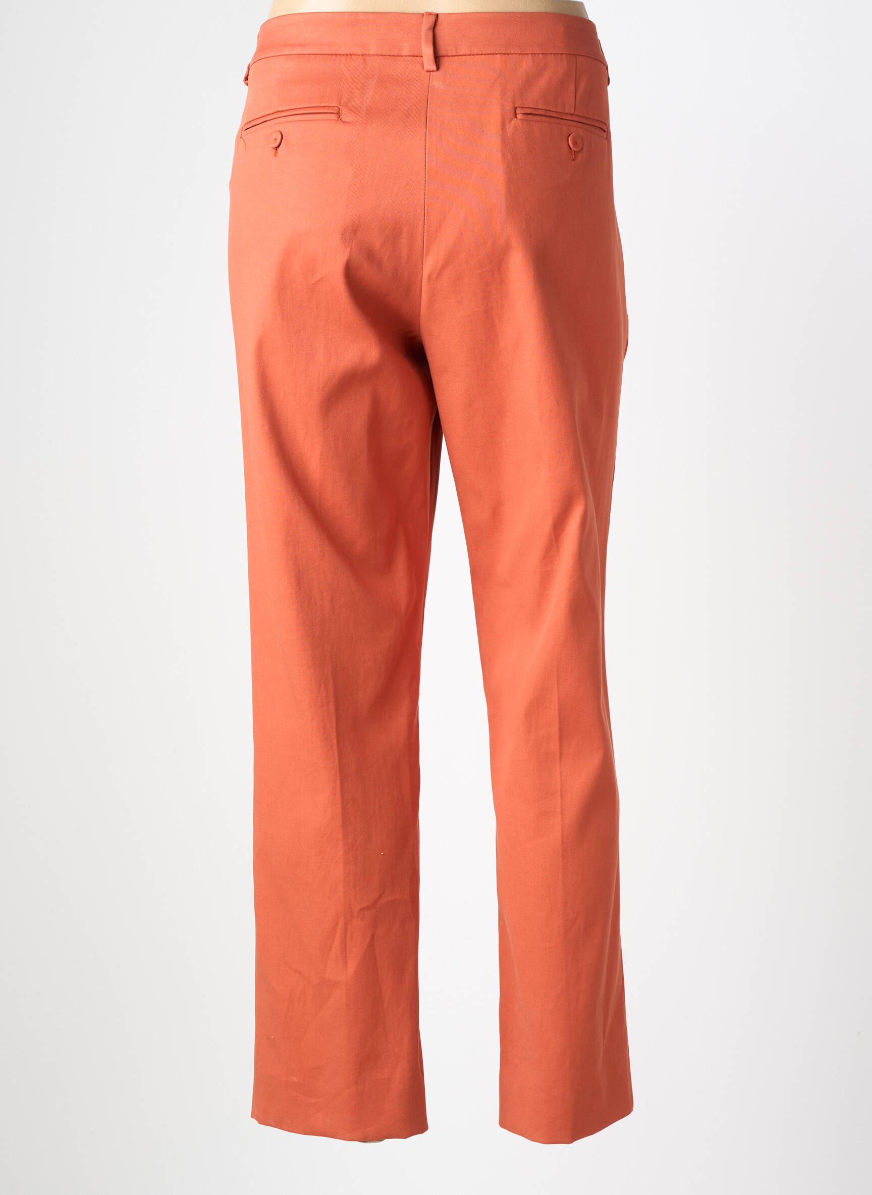 Chino kelnė popelinos audinys, kuris pasižymi lygiu ir tankiu paviršiumi. normala dydis oranžinė WEEKEND MAXMARA moteris