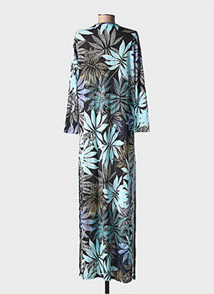 Kimono striukė ilgos rankovės juodas AU SOLEIL DE ST TROPEZ moteris
