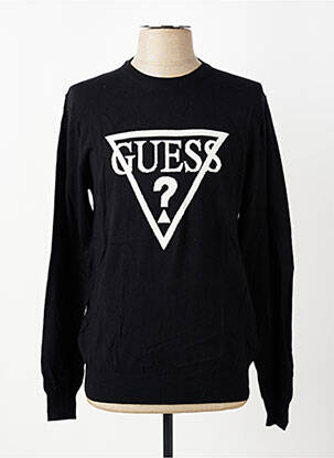 Megztinis tamprumas ilgos rankovės juodas GUESS vyras