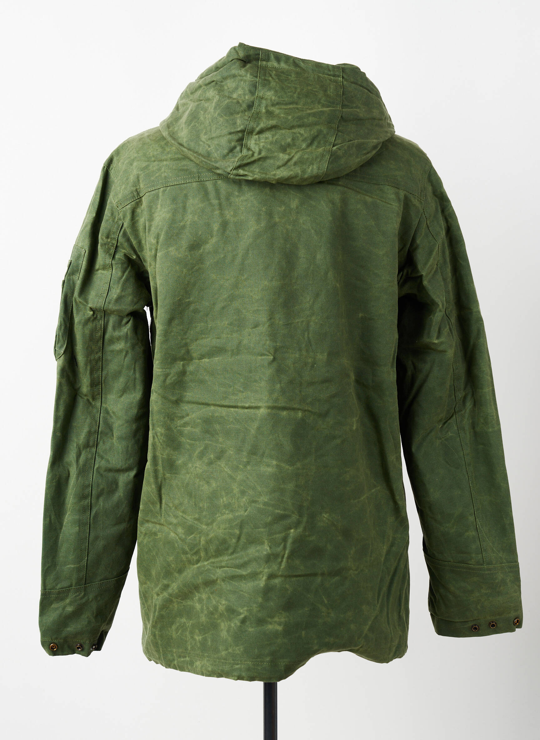 Parka vidinė apdaila su satiniu pamušalu su gobtuvu žalias BOMBERS vyras