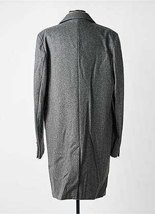 Ilgas paltas tiesi kirpimas be gobtuvų pilka THE KOOPLES vyras