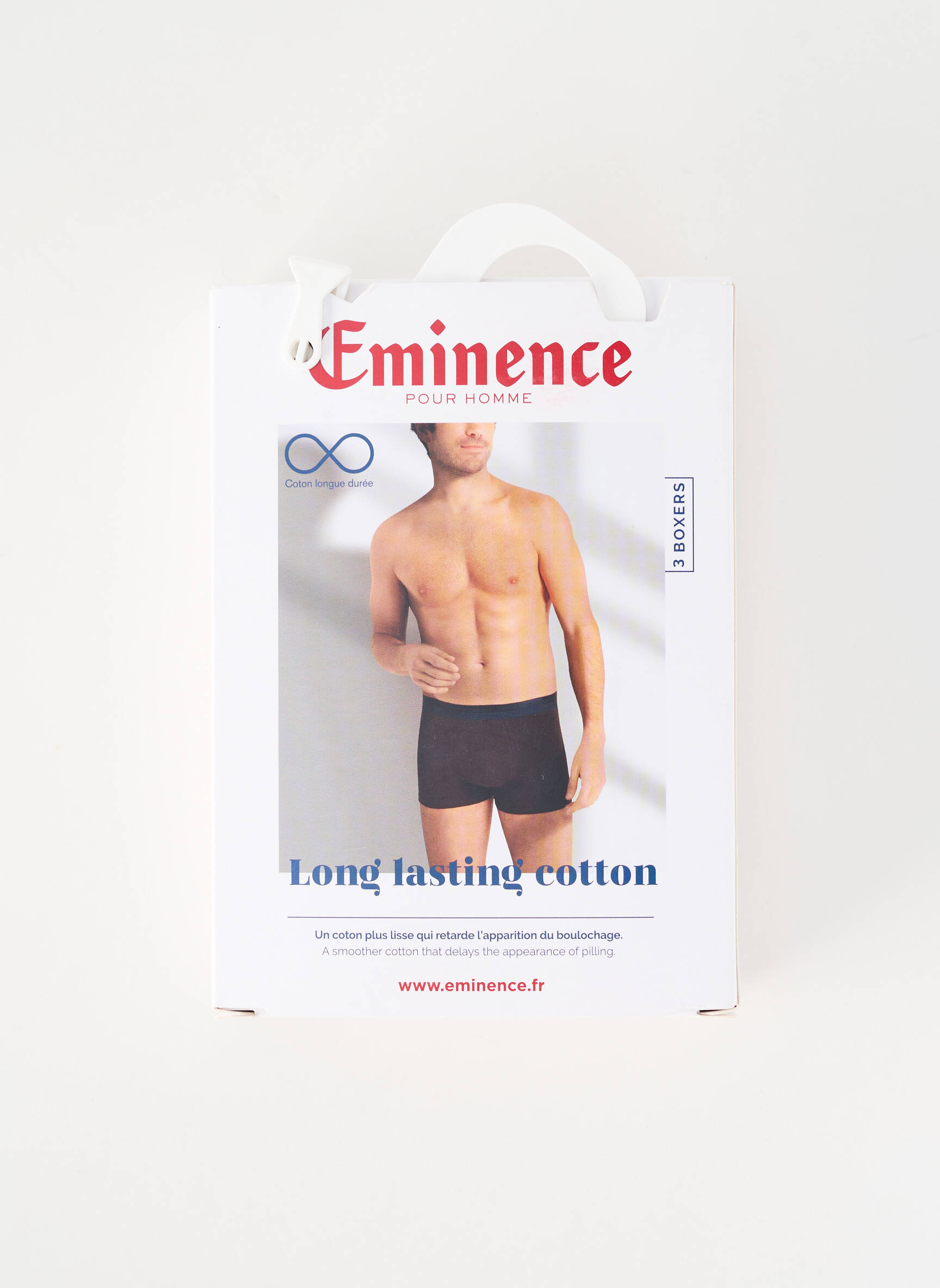 Bokseris jersey audinys mėlyna EMINENCE vyras