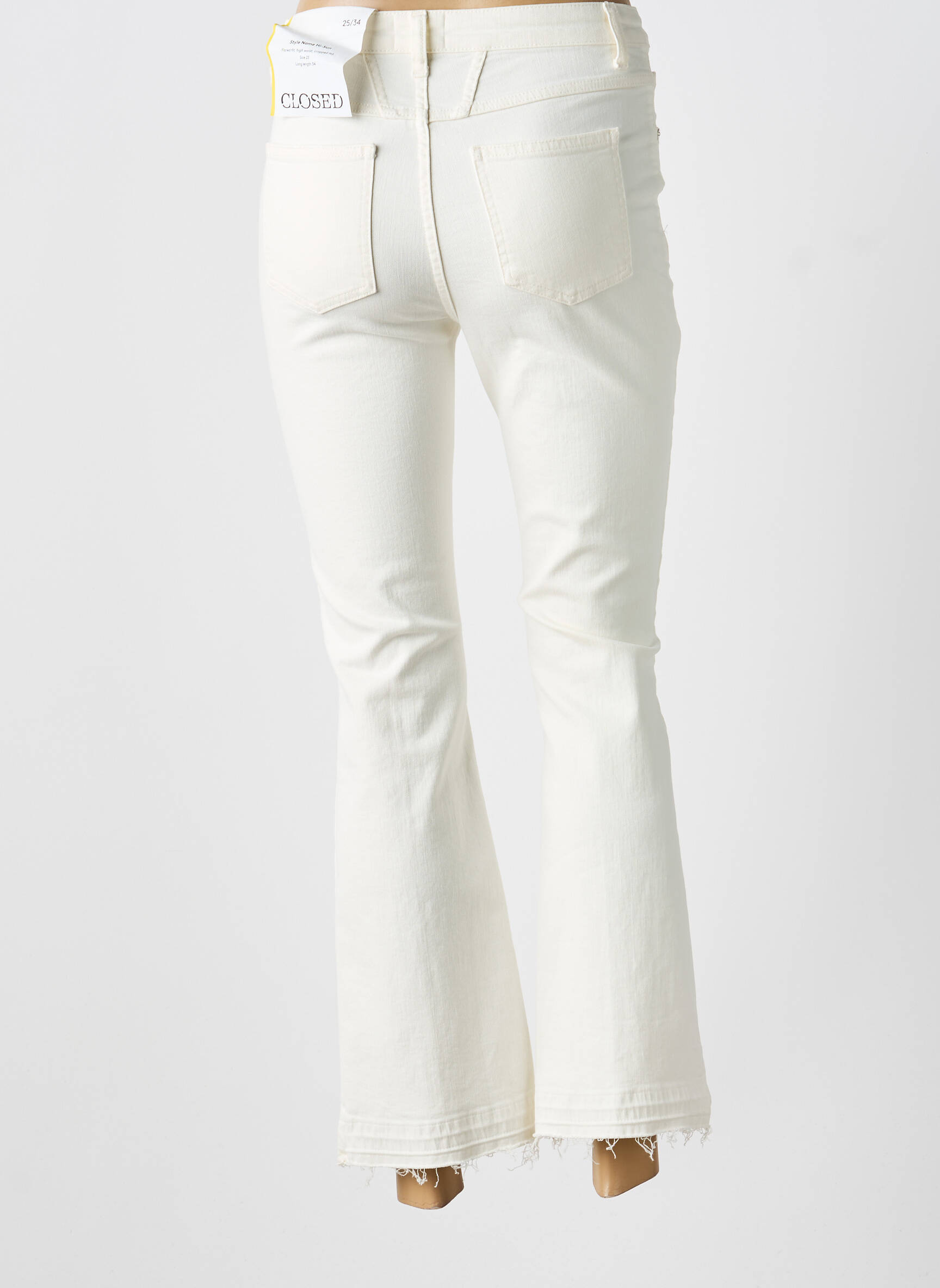 Bootcut džinsai aukšta talija aukšta talija bežinis CLOSED moteris