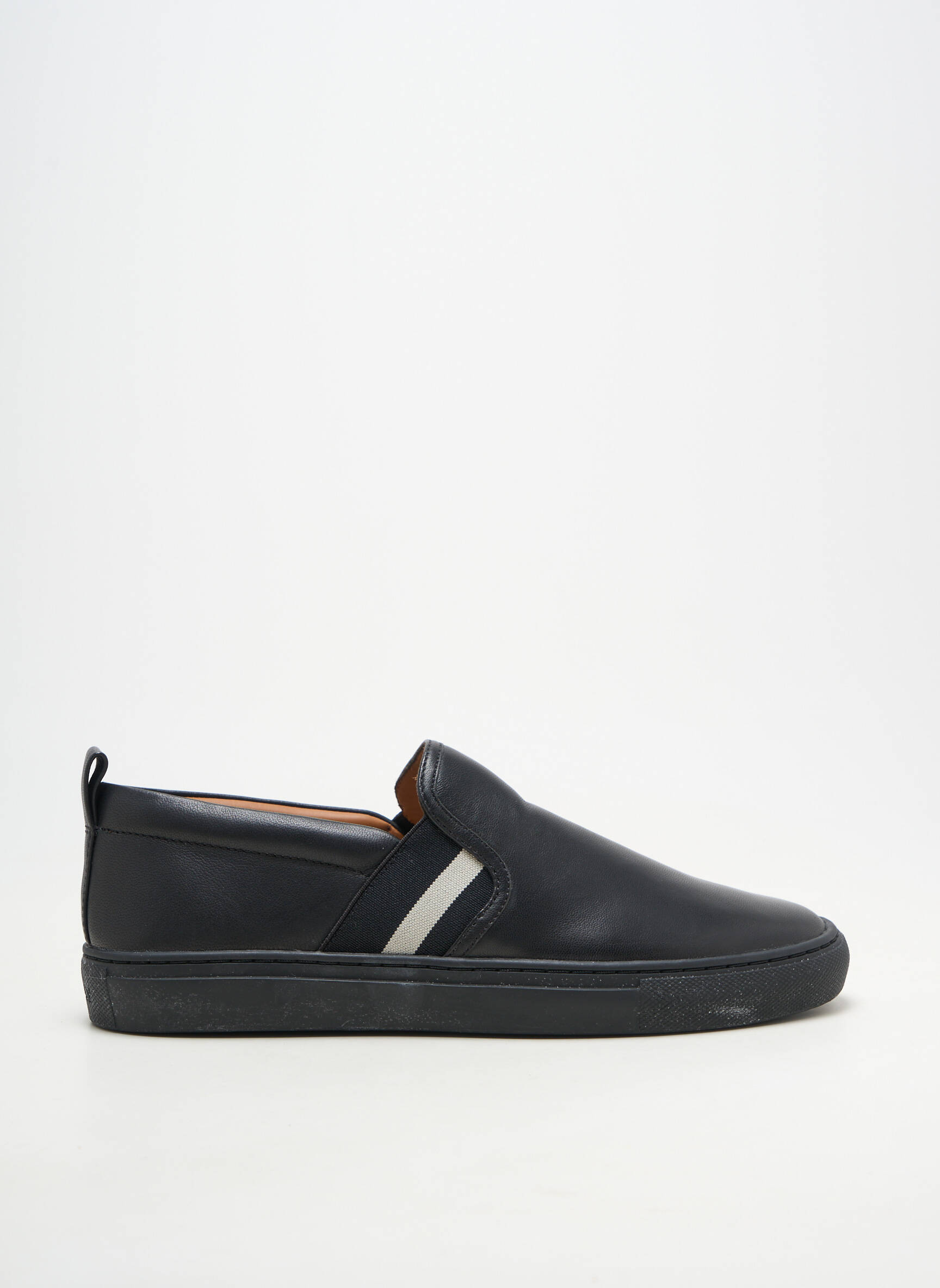 Slip-on batai apvalus mygtukas apvalus mygtukas juodas BALLY vyras