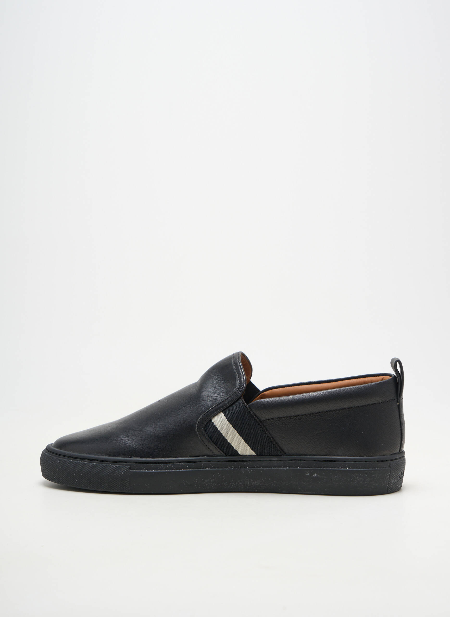 Slip-on batai apvalus mygtukas apvalus mygtukas juodas BALLY vyras