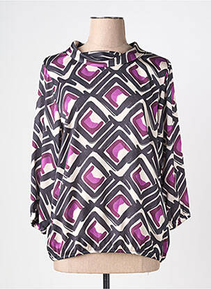 Bluzonai fantazijos raštas ilgos rankovės juodas BIANCA moteris