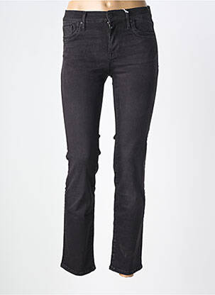 Lieknos džinsai brutinis audimas normala dydis juodas CUP OF JOE DENIM moteris