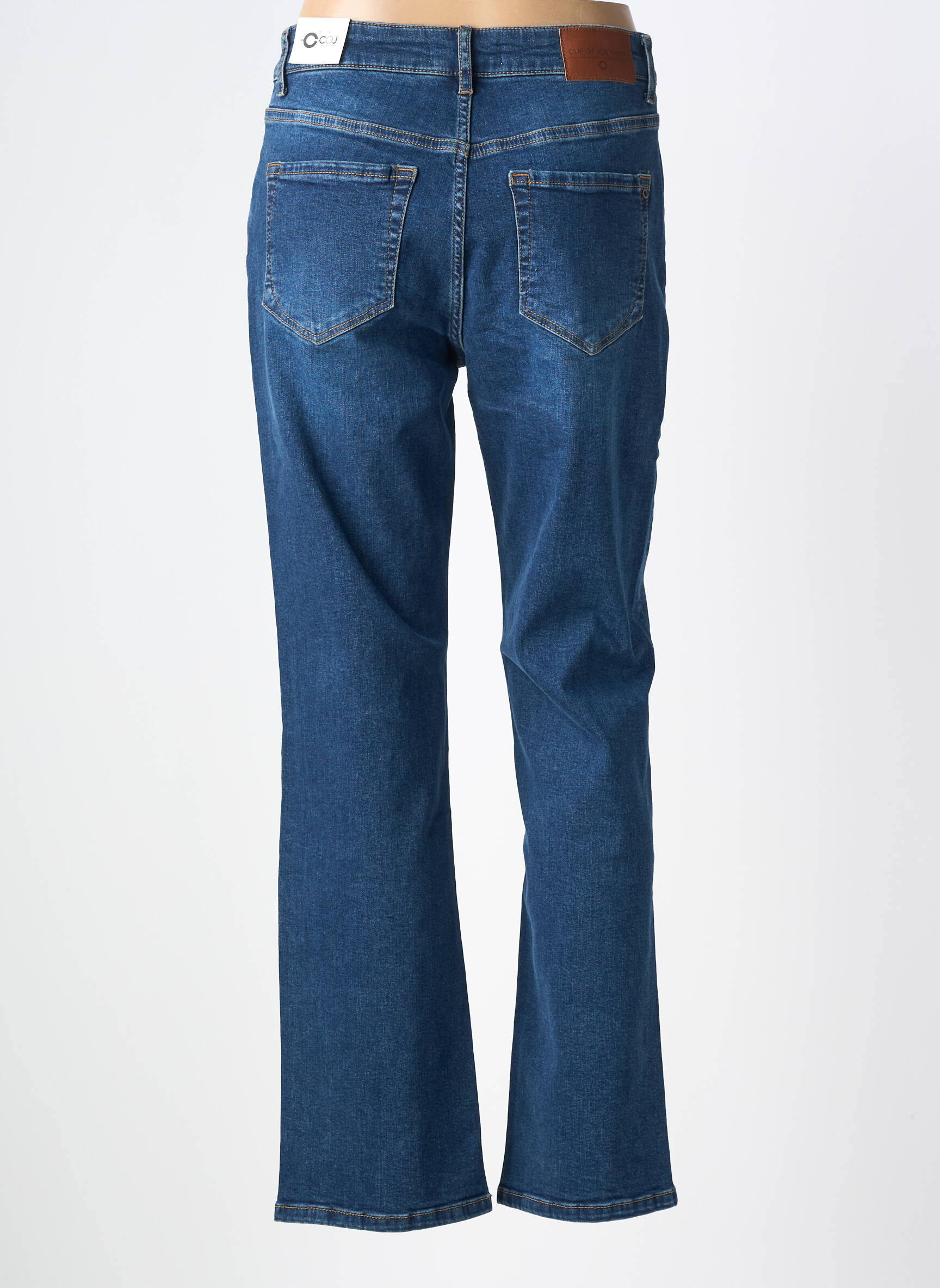 Tiesios kirpimo džinsai normala dydis normala dydis mėlyna CUP OF JOE DENIM moteris