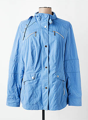 Parka ilgos rankovės be gobtuvų mėlyna WHITE LABEL moteris