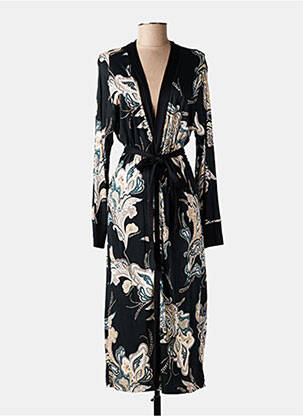 Kimono striukė ilgos rankovės juodas CALIDA moteris