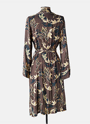 Kimono striukė ilgos rankovės rudas PILUS moteris