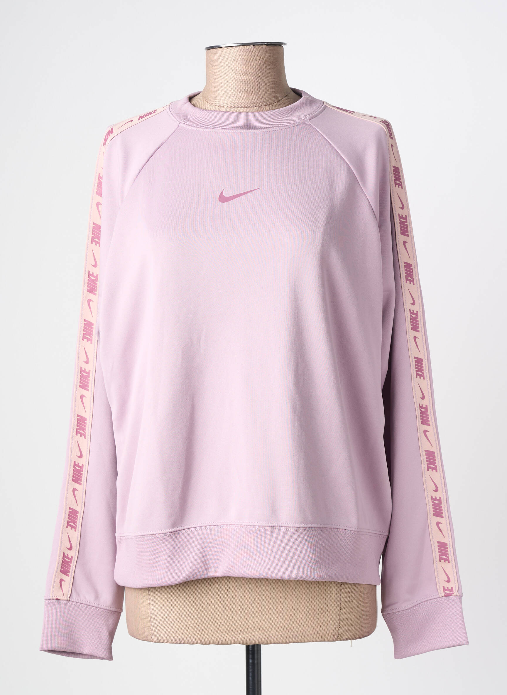 Mikroskopas tamprumas ilgos rankovės rožinė NIKE moteris