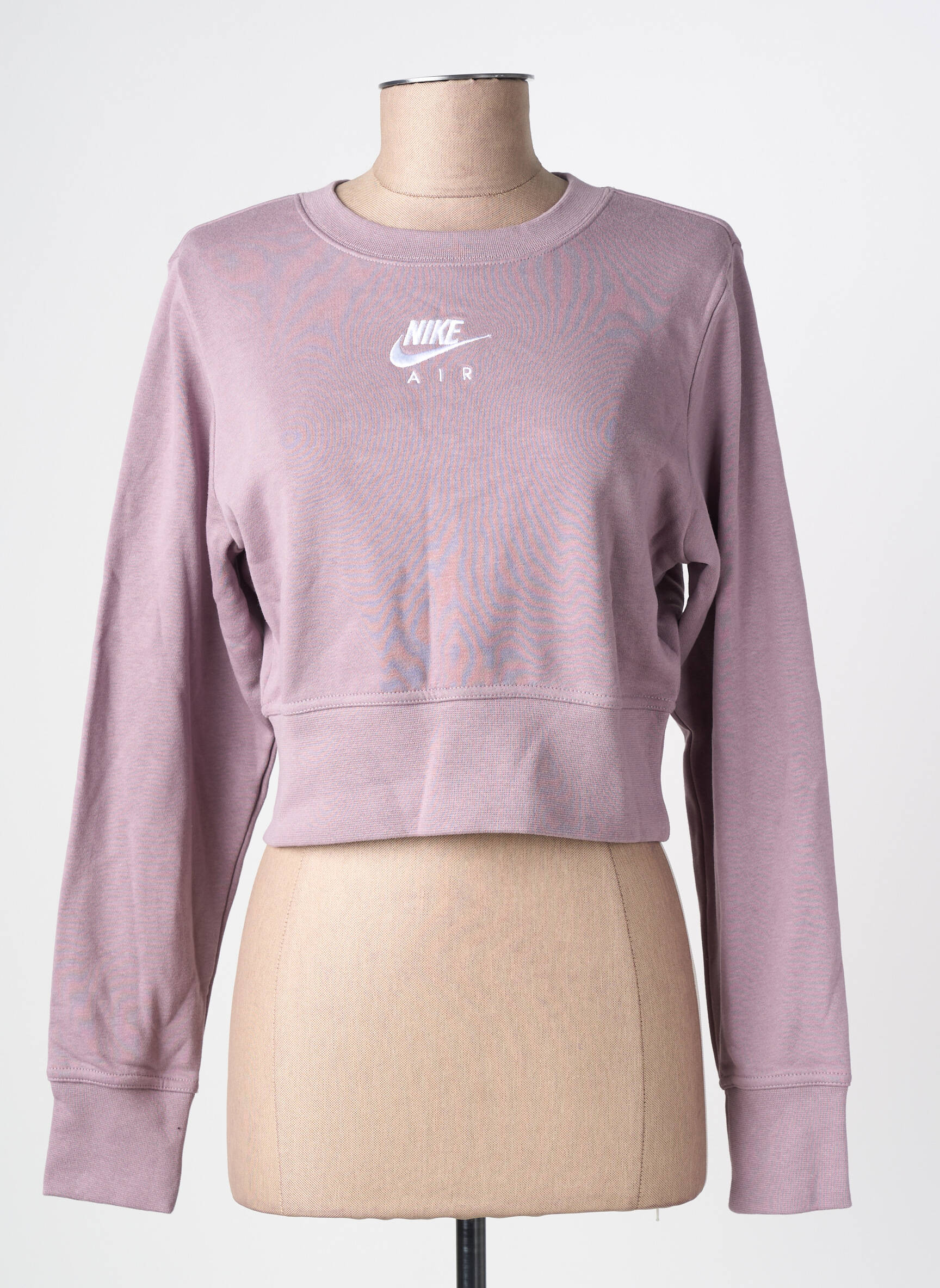 Mikroskopas tamprumas ilgos rankovės violetinis NIKE moteris