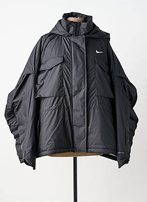 Pūkinė striukė ilgos rankovės be gobtuvų juodas NIKE moteris