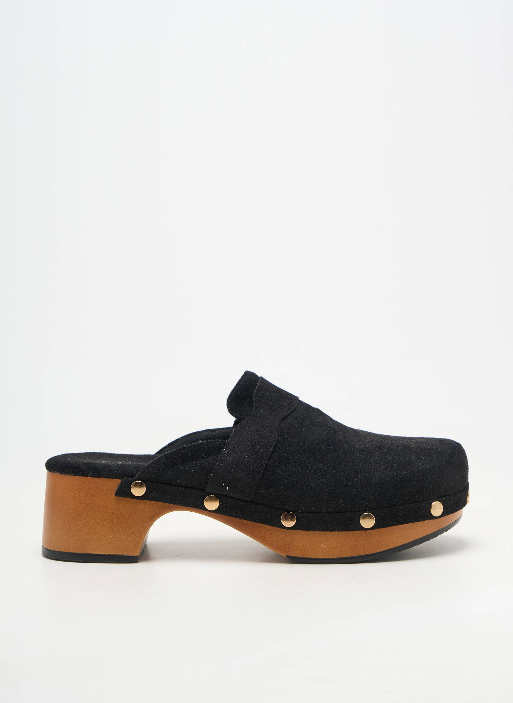 Mule/sabotai kulnas nuo 4 iki 6 cm juodas GIRLHOOD moteris