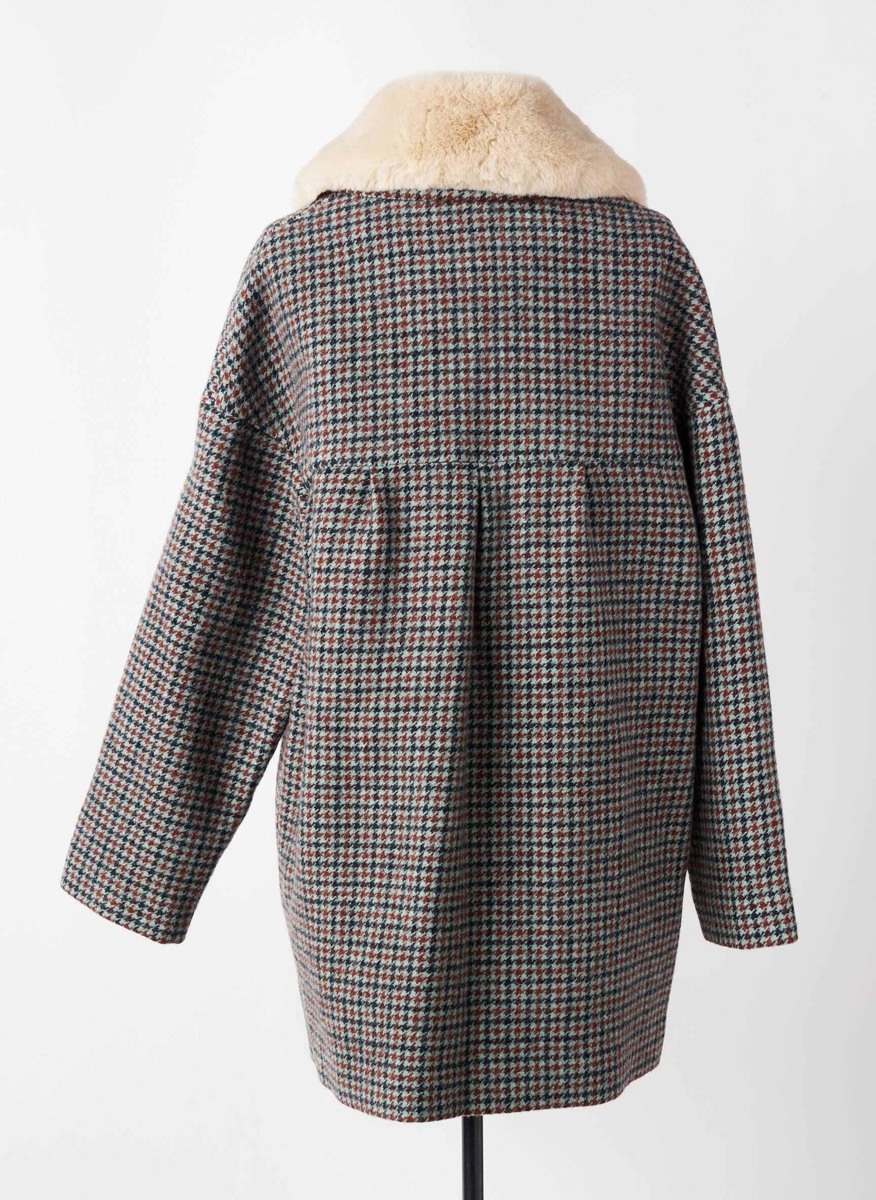 Ilgas paltas tiesi kirpimas be gobtuvų pilka TRENCH & COAT moteris