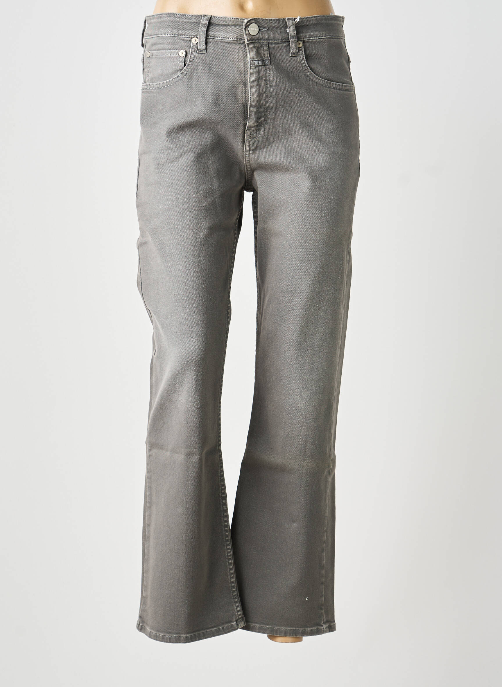 Bootcut džinsai aukšta talija aukšta talija pilka CLOSED moteris