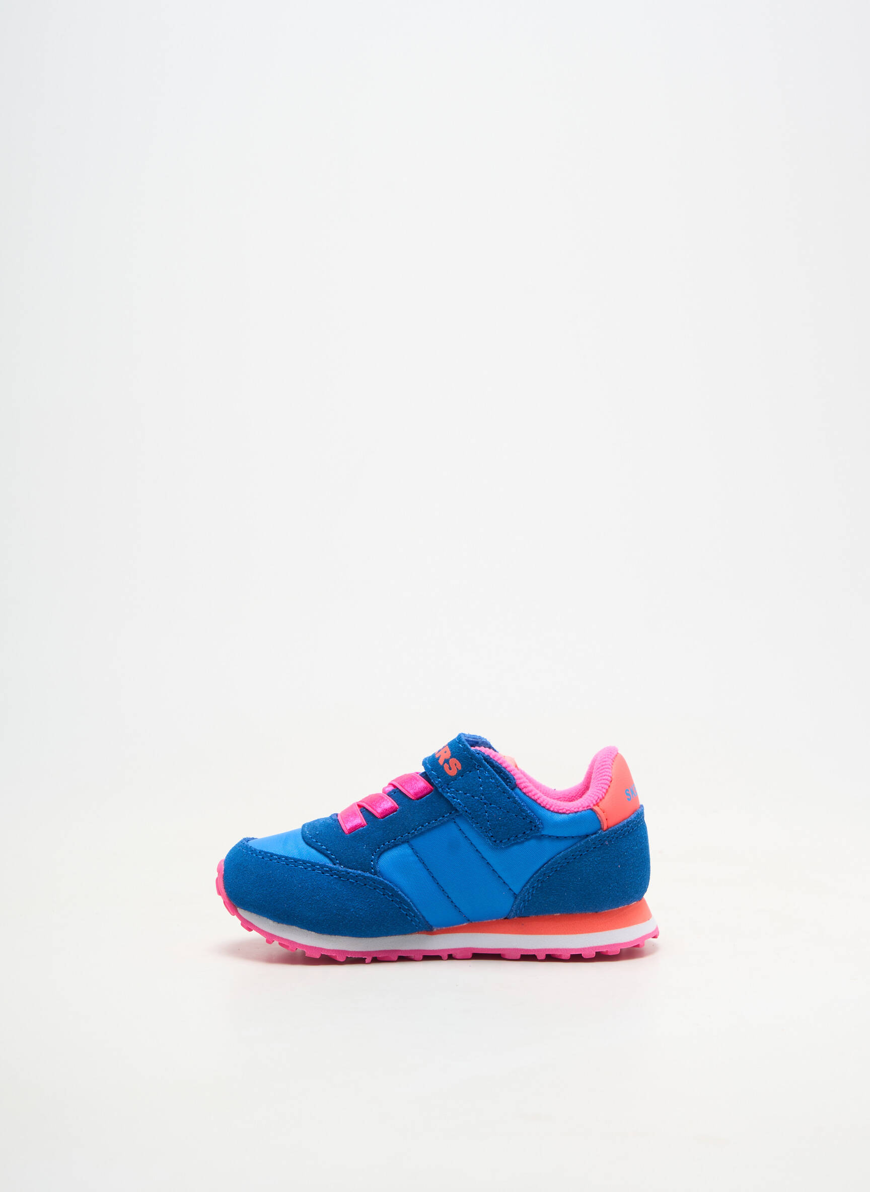Bėgimo bateliai velcro užsegimas apvalus mygtukas mėlyna SKECHERS mergina