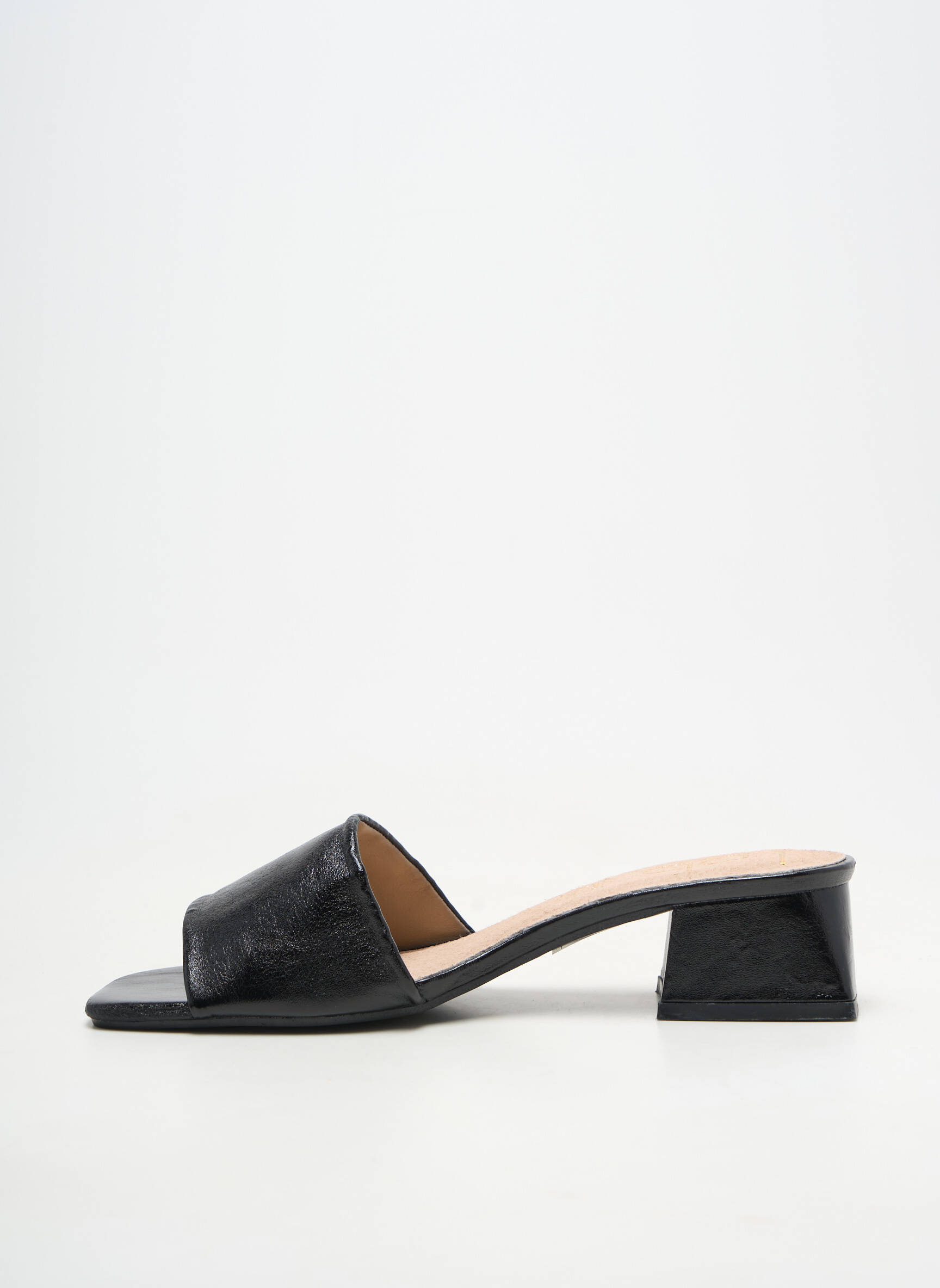 Mule/sabotai lygus medžiaga kulnas nuo 4 iki 6 cm juodas LPB LES PETITES BOMBES  moteris