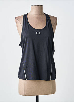 T-marškinys tamprumas plonos dirželiai juodas UNDER ARMOUR moteris